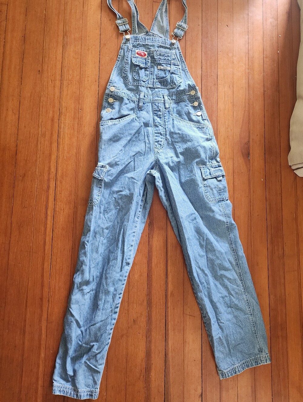 Revolt Light Blue Denim Overalls  - S